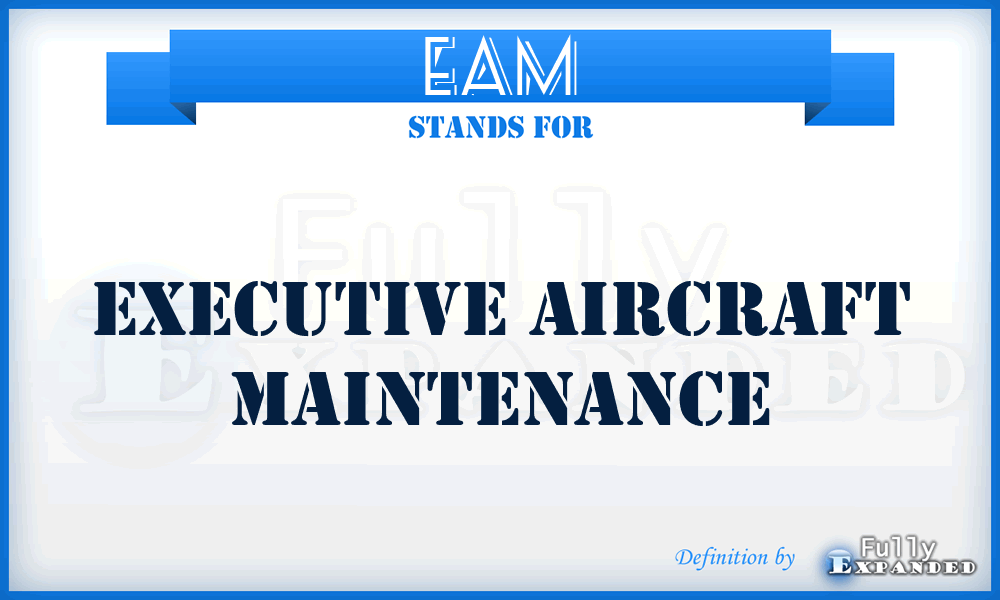 EAM - Executive Aircraft Maintenance