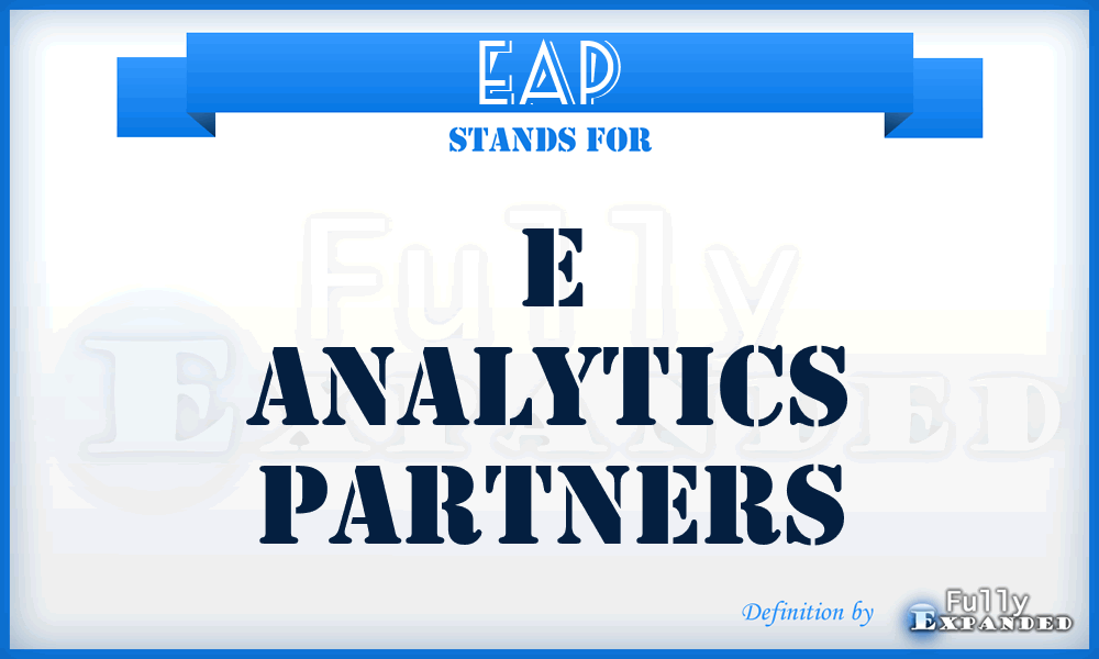EAP - E Analytics Partners