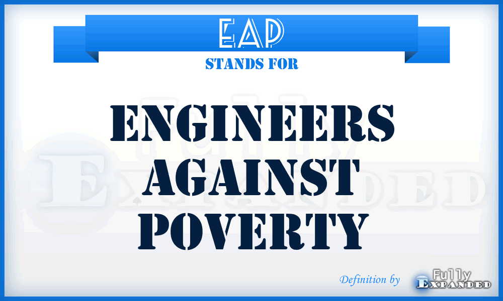 EAP - Engineers Against Poverty