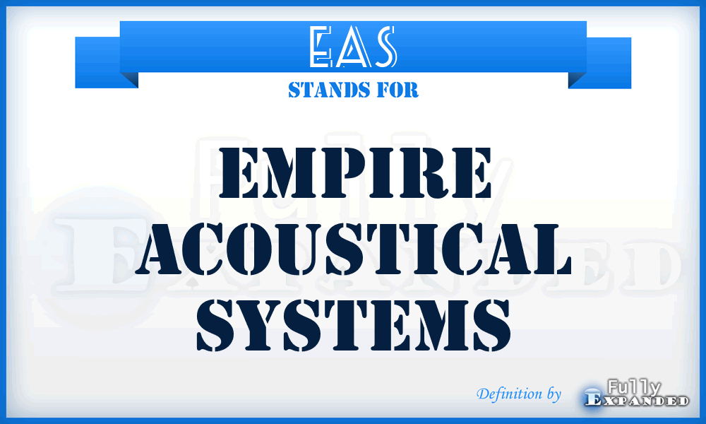 EAS - Empire Acoustical Systems
