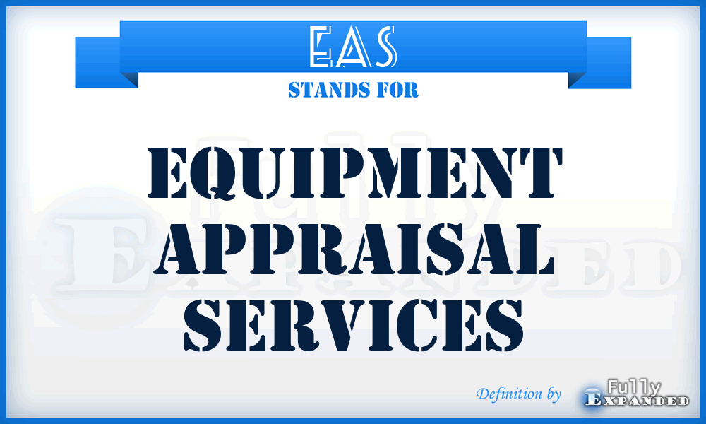 EAS - Equipment Appraisal Services