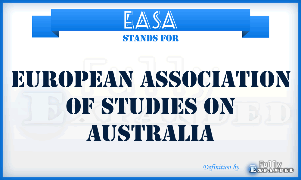 EASA - European Association of Studies on Australia