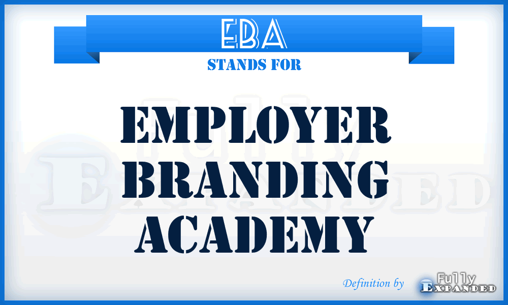 EBA - Employer Branding Academy