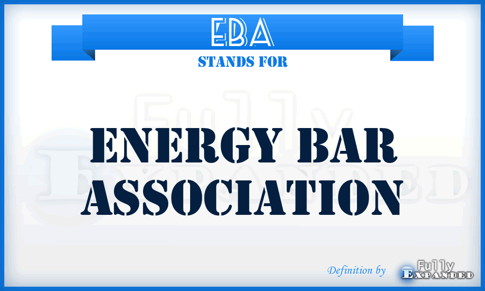 EBA - Energy Bar Association