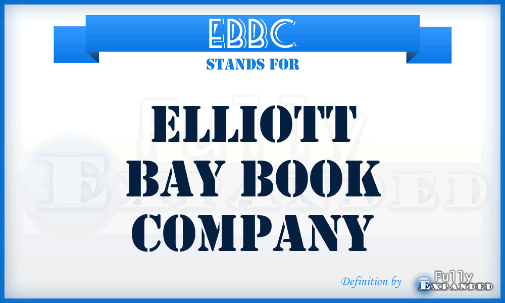 EBBC - Elliott Bay Book Company