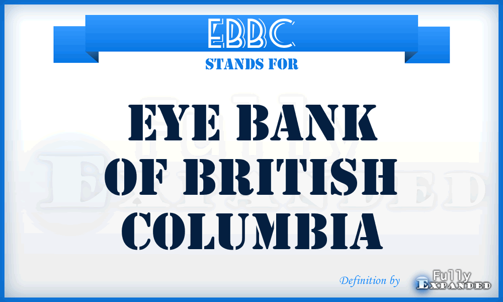 EBBC - Eye Bank of British Columbia