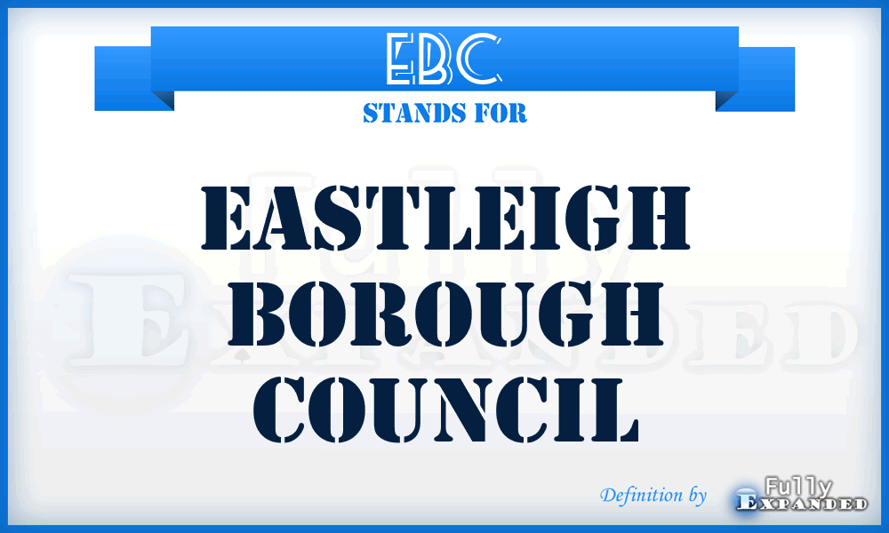 EBC - Eastleigh Borough Council