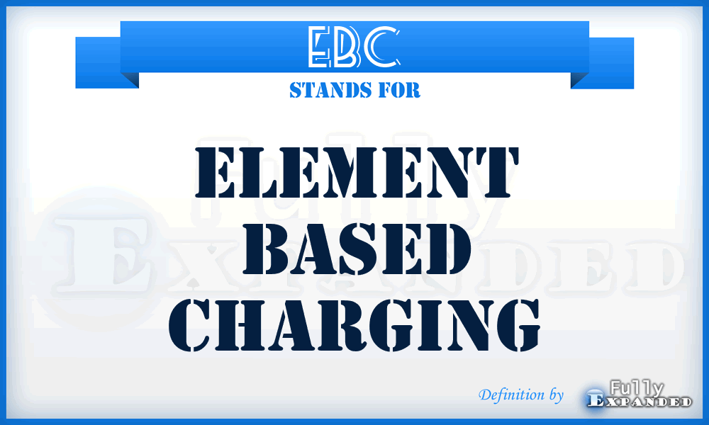 EBC - Element Based Charging