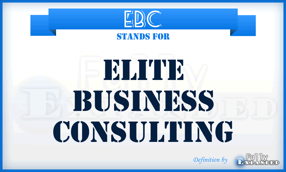 EBC - Elite Business Consulting