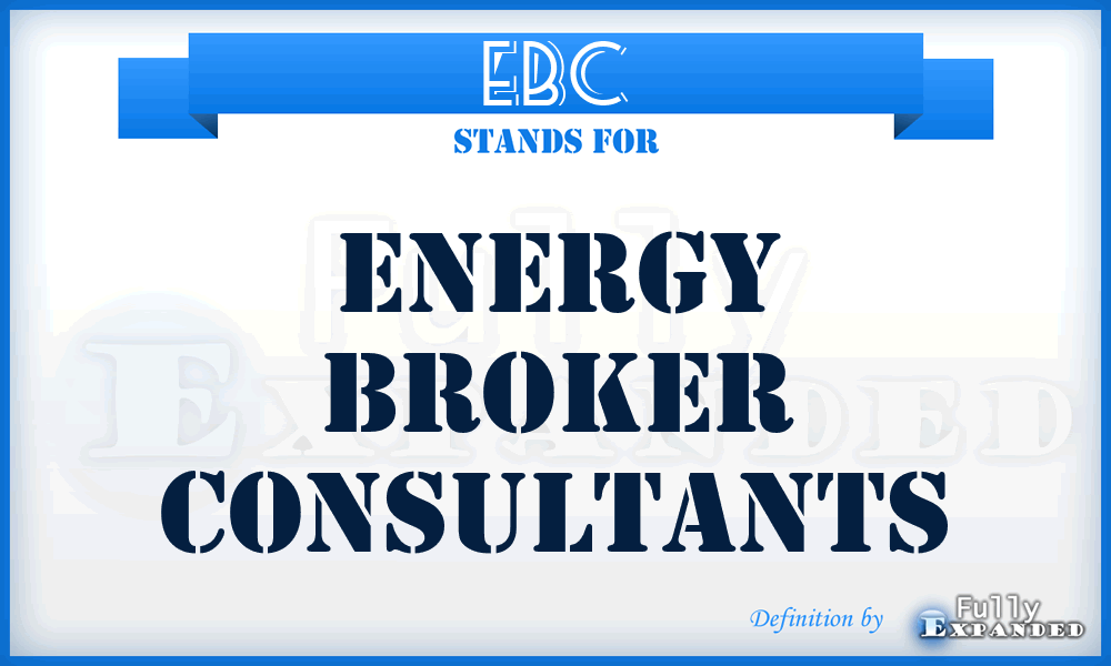 EBC - Energy Broker Consultants