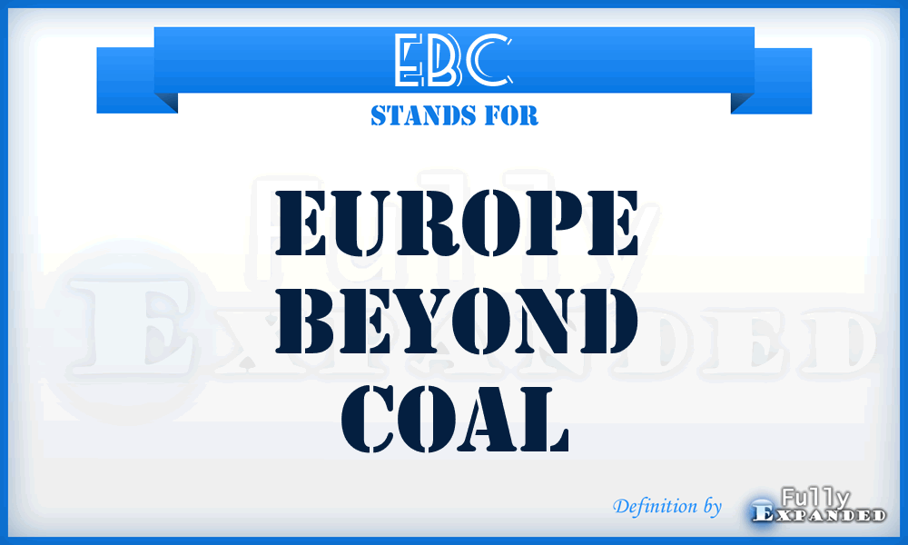 EBC - Europe Beyond Coal