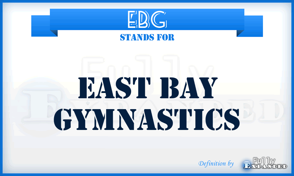 EBG - East Bay Gymnastics