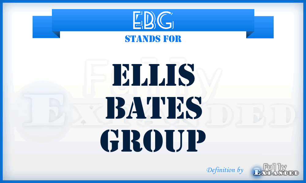 EBG - Ellis Bates Group