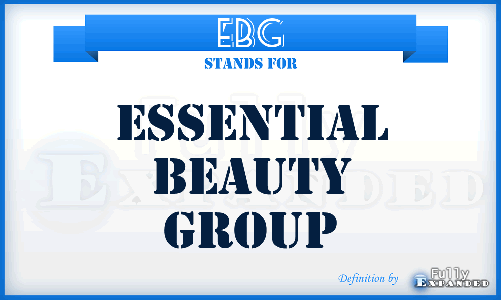 EBG - Essential Beauty Group