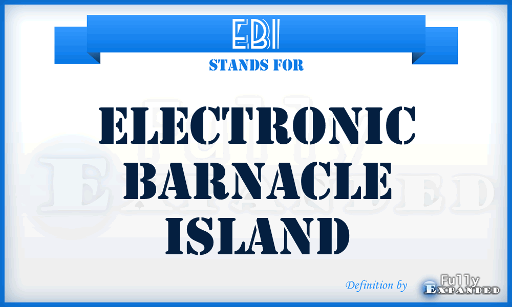 EBI - Electronic Barnacle Island