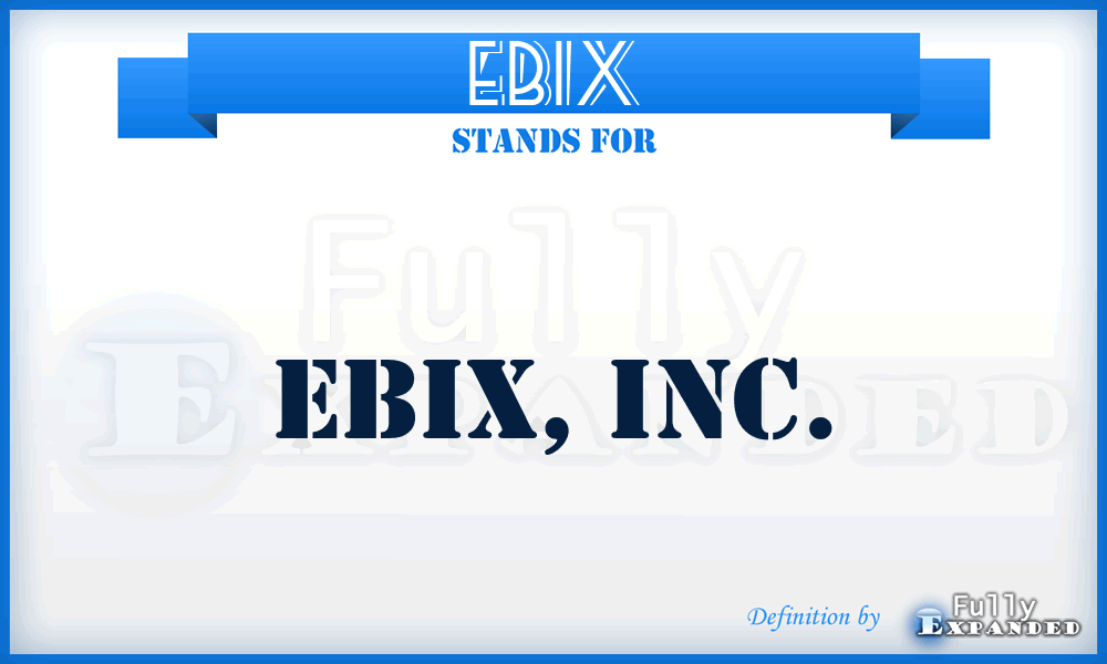 EBIX - Ebix, Inc.
