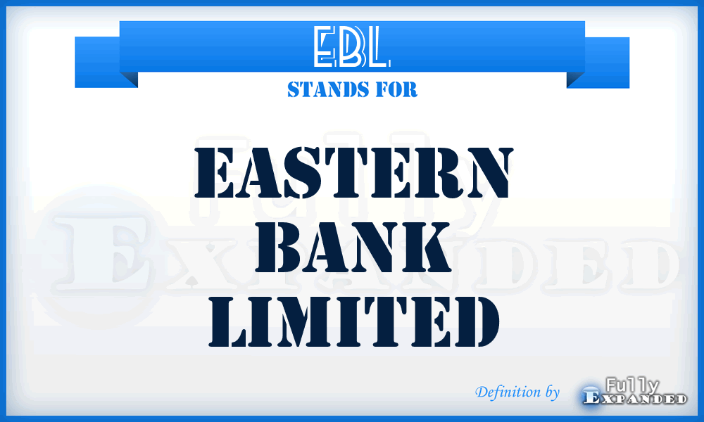 EBL - Eastern Bank Limited