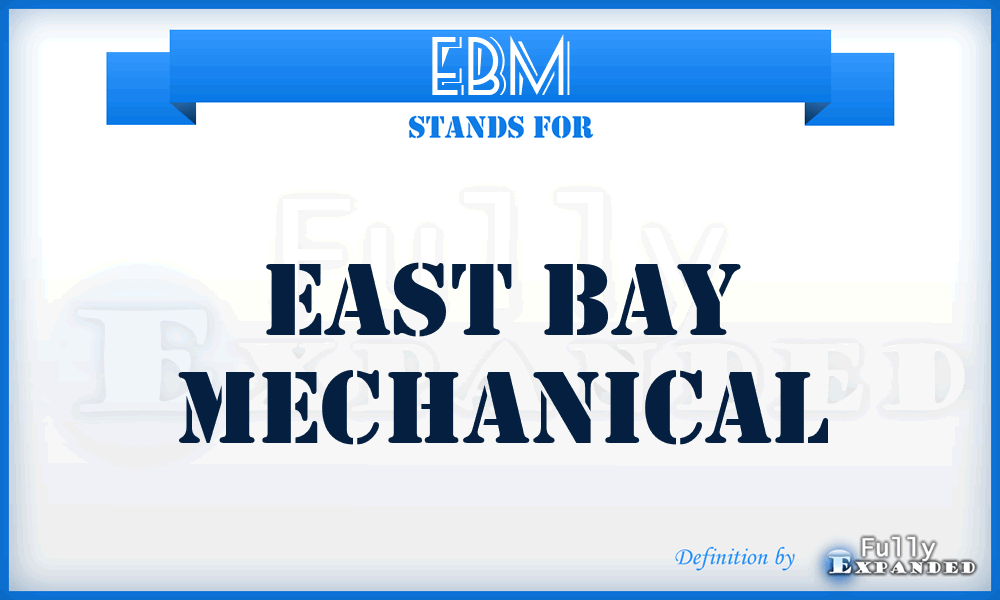EBM - East Bay Mechanical