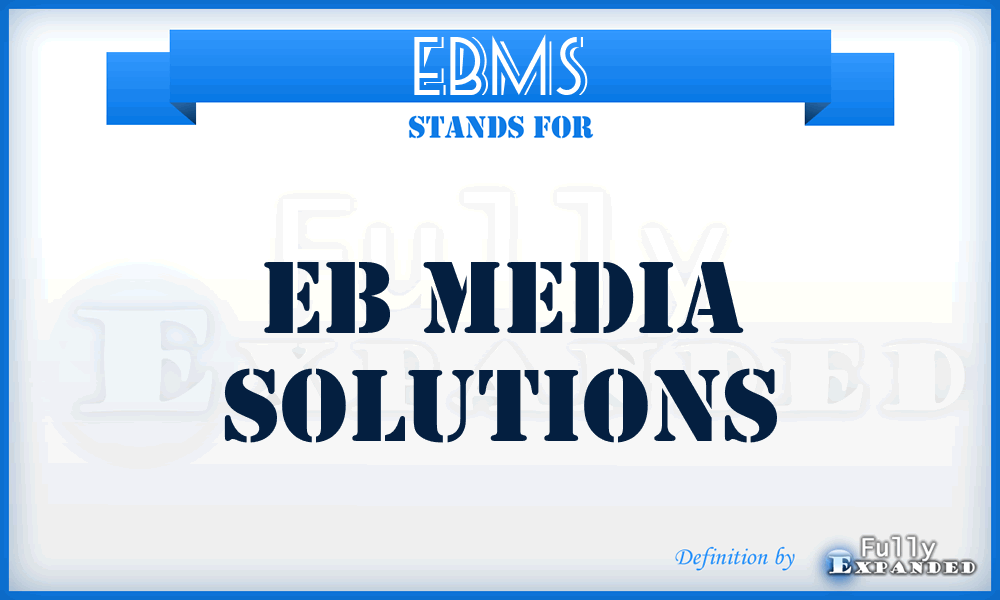EBMS - EB Media Solutions