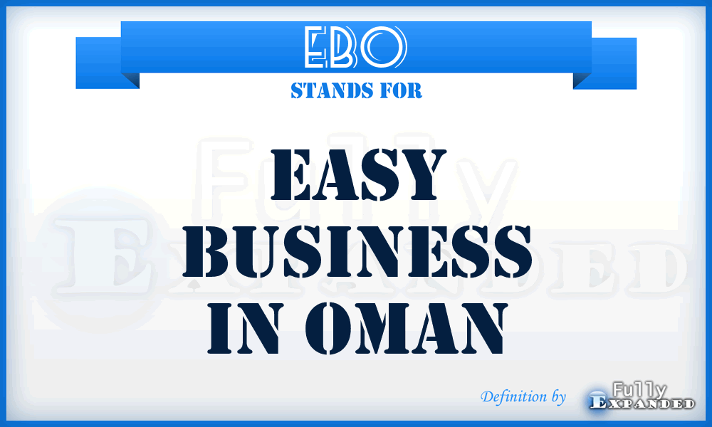 EBO - Easy Business in Oman