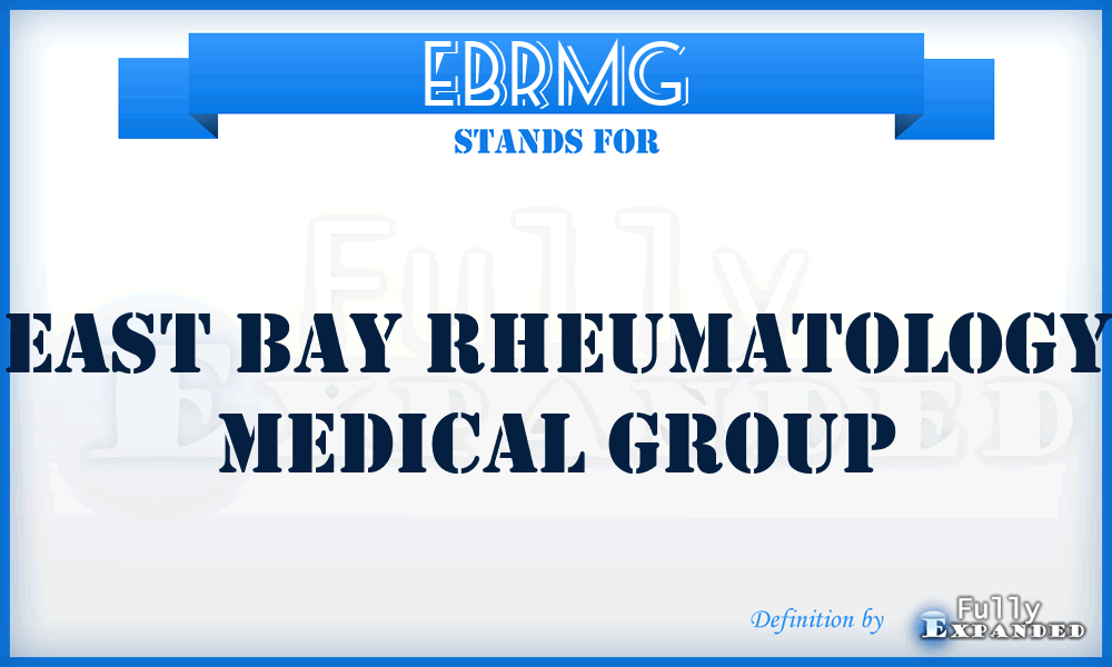 EBRMG - East Bay Rheumatology Medical Group