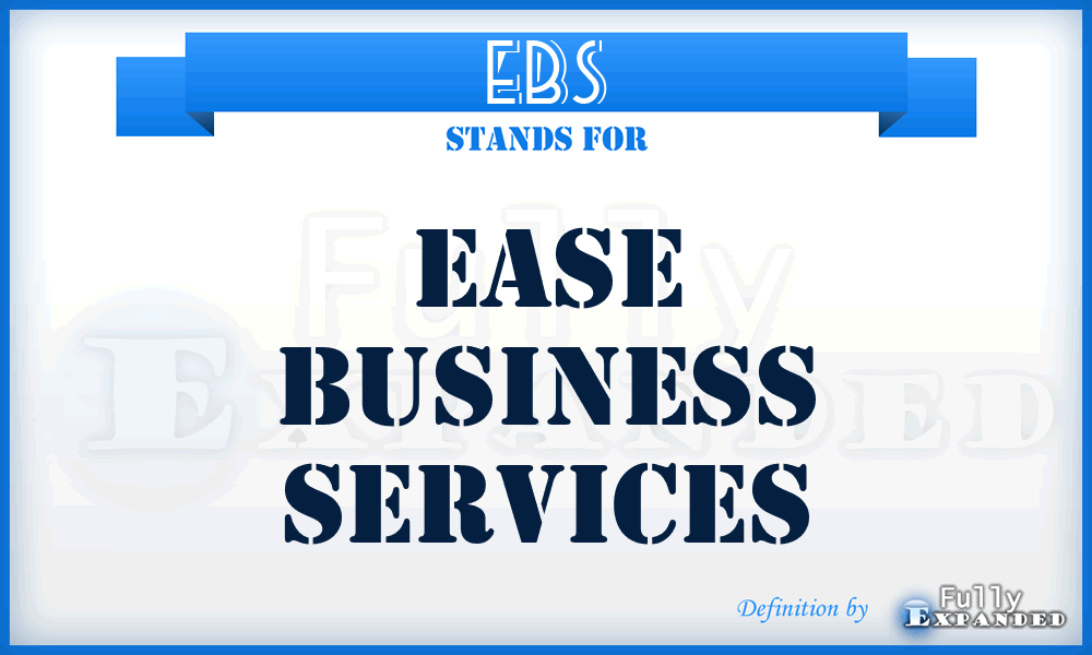 EBS - Ease Business Services