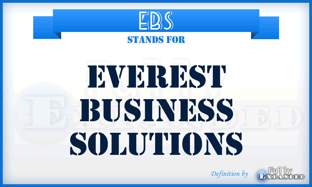 EBS - Everest Business Solutions