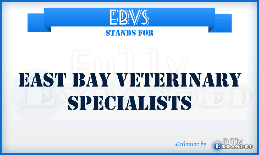 EBVS - East Bay Veterinary Specialists