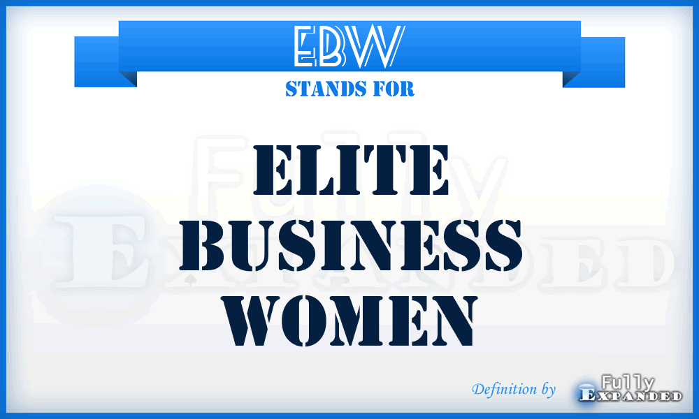EBW - Elite Business Women