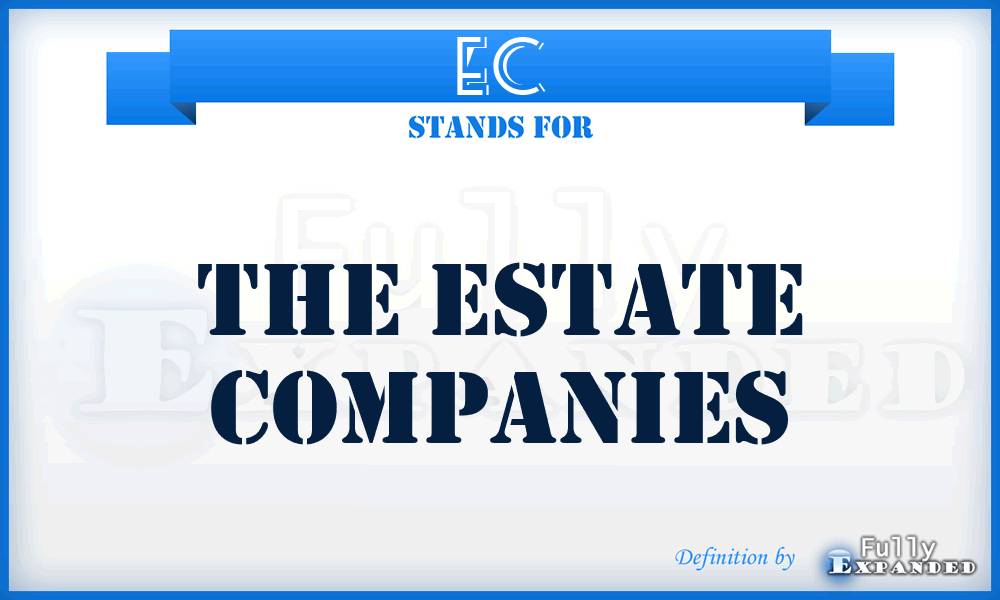 EC - The Estate Companies