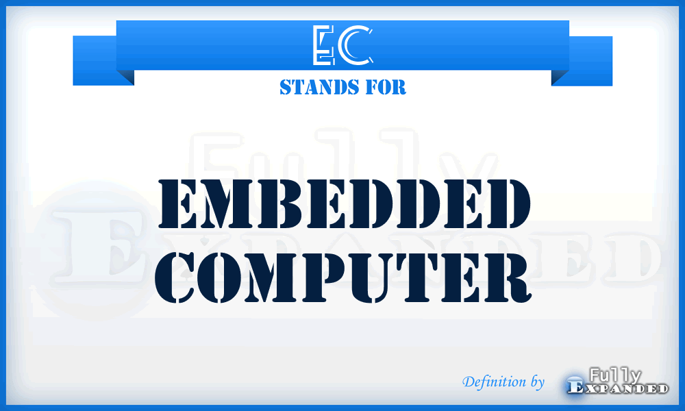 EC - embedded computer