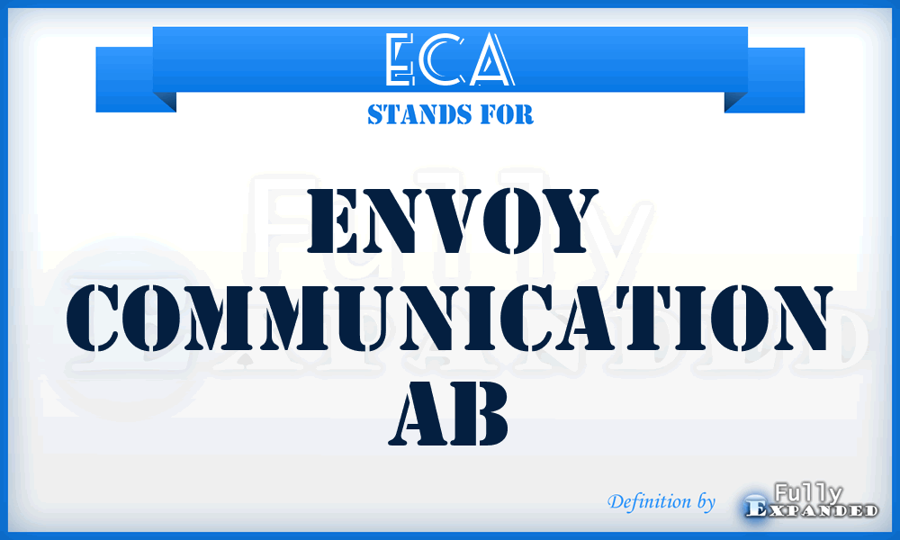 ECA - Envoy Communication Ab