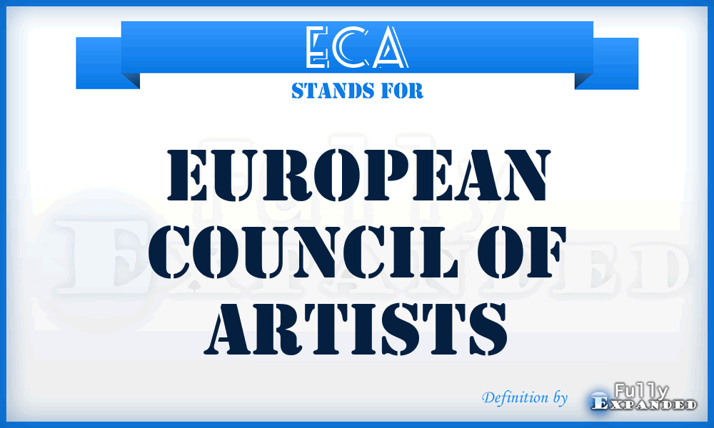 ECA - European Council of Artists