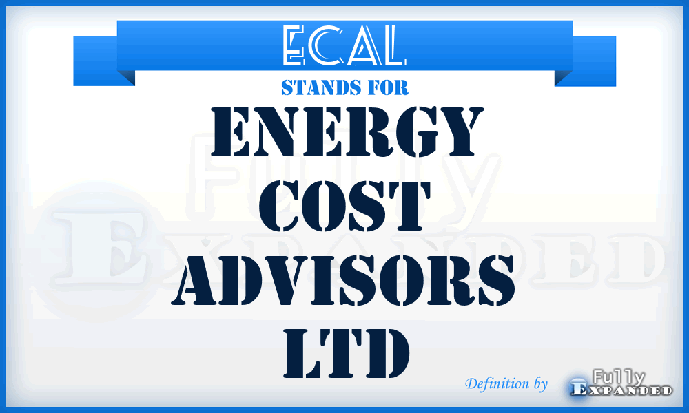 ECAL - Energy Cost Advisors Ltd