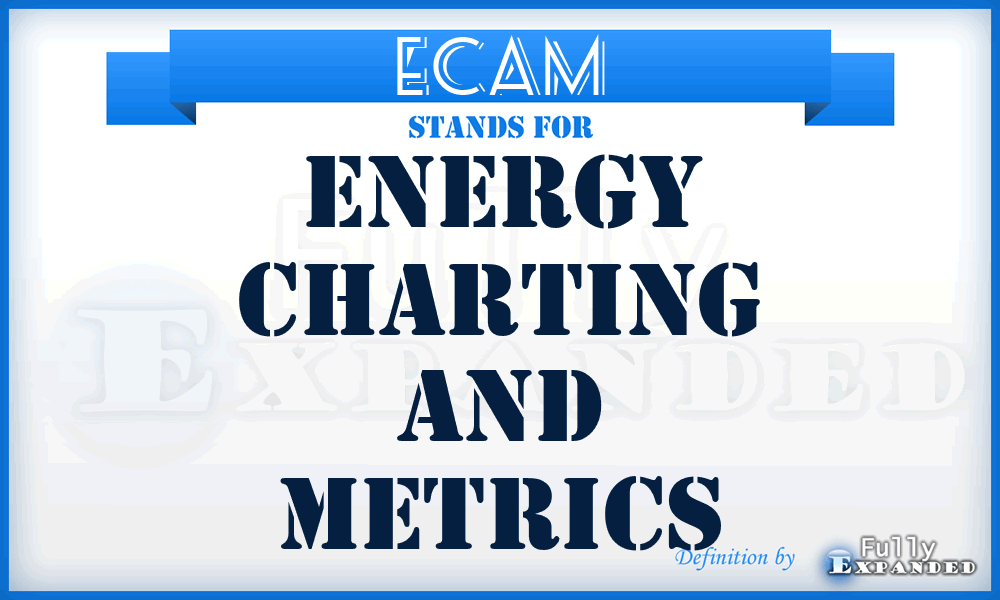 ECAM - Energy Charting and Metrics