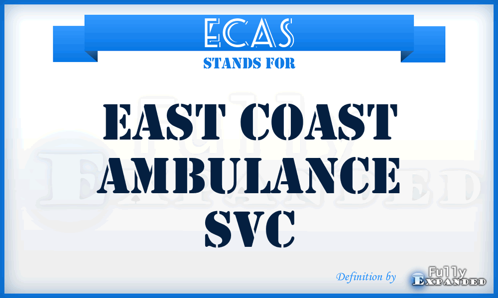 ECAS - East Coast Ambulance Svc