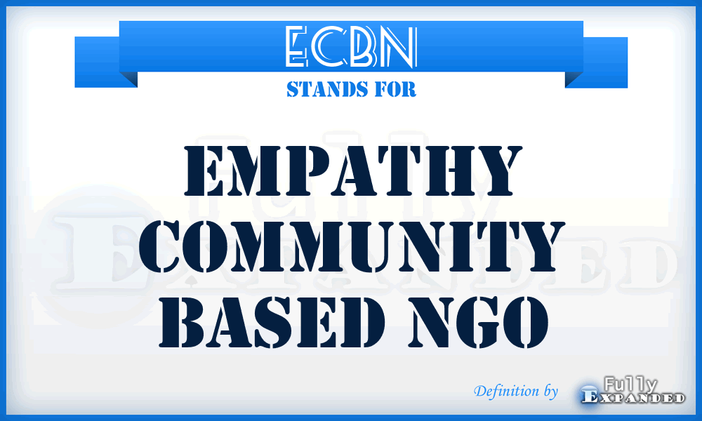 ECBN - Empathy Community Based Ngo