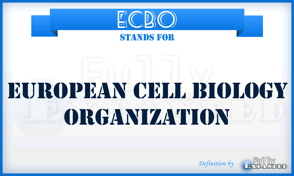 ECBO - European Cell Biology Organization