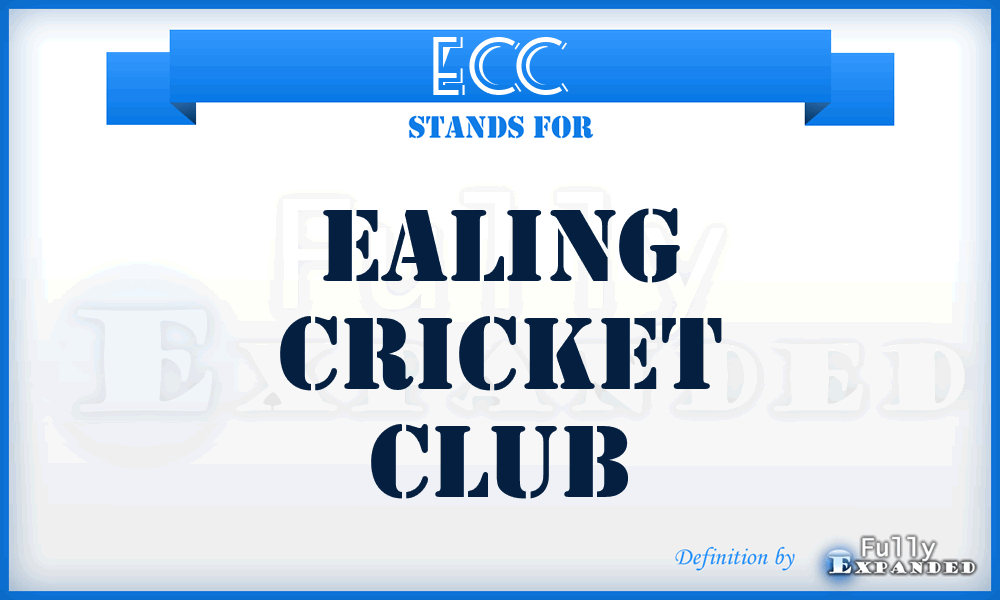 ECC - Ealing Cricket Club