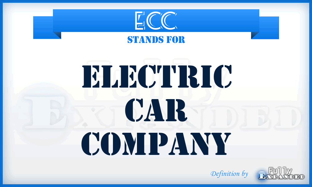 ECC - Electric Car Company