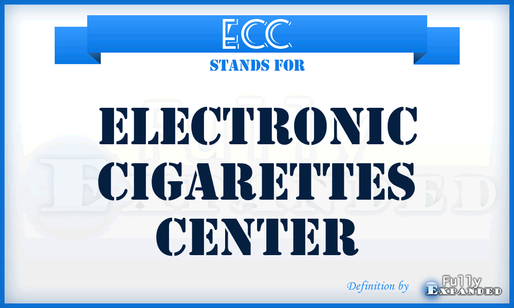 ECC - Electronic Cigarettes Center