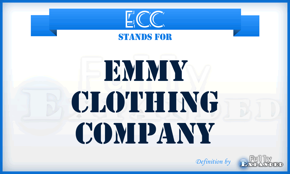 ECC - Emmy Clothing Company
