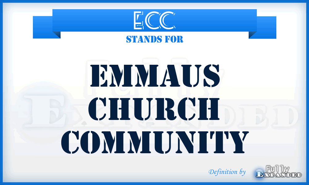 ECC - Emmaus Church Community