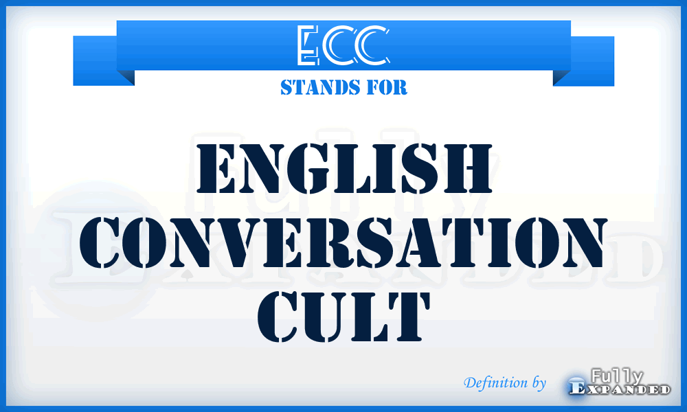 ECC - English Conversation Cult