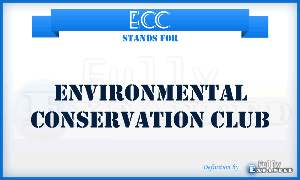 ECC - Environmental Conservation Club