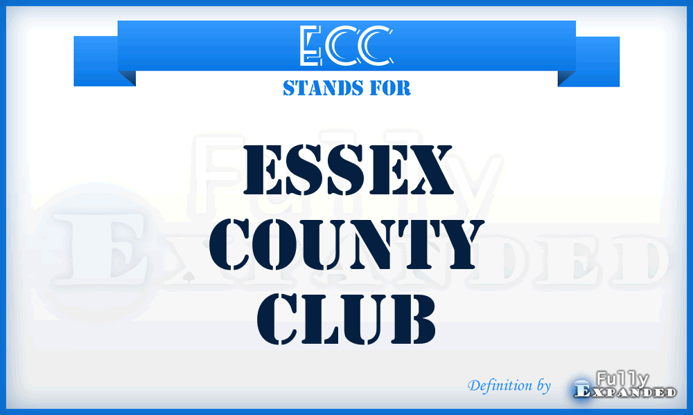 ECC - Essex County Club