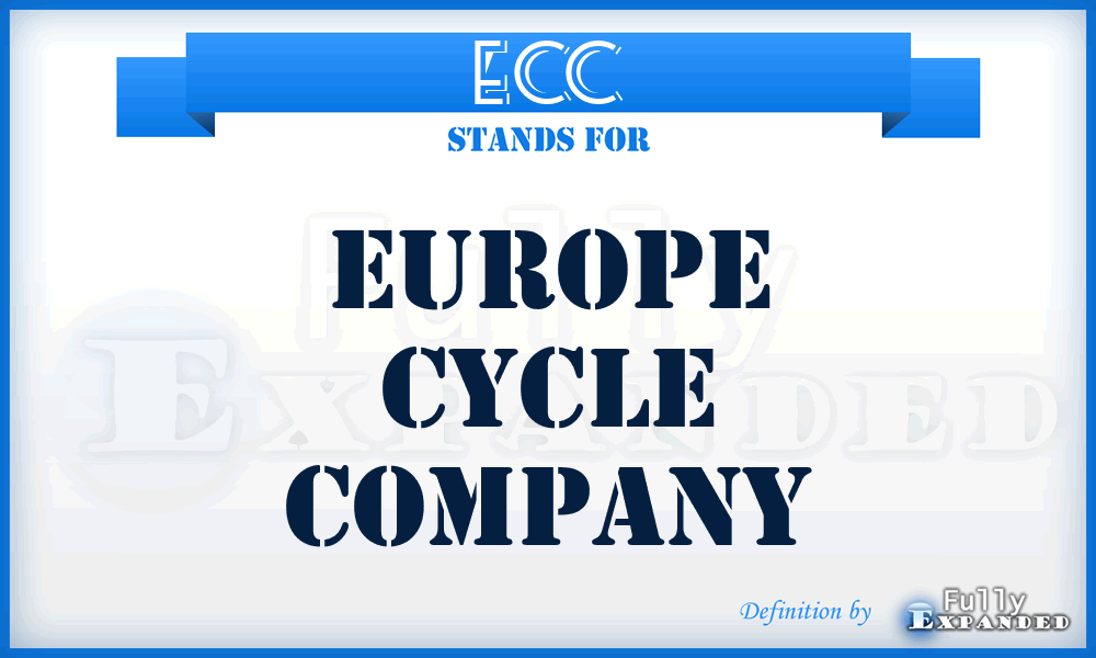 ECC - Europe Cycle Company