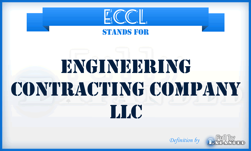 ECCL - Engineering Contracting Company LLC