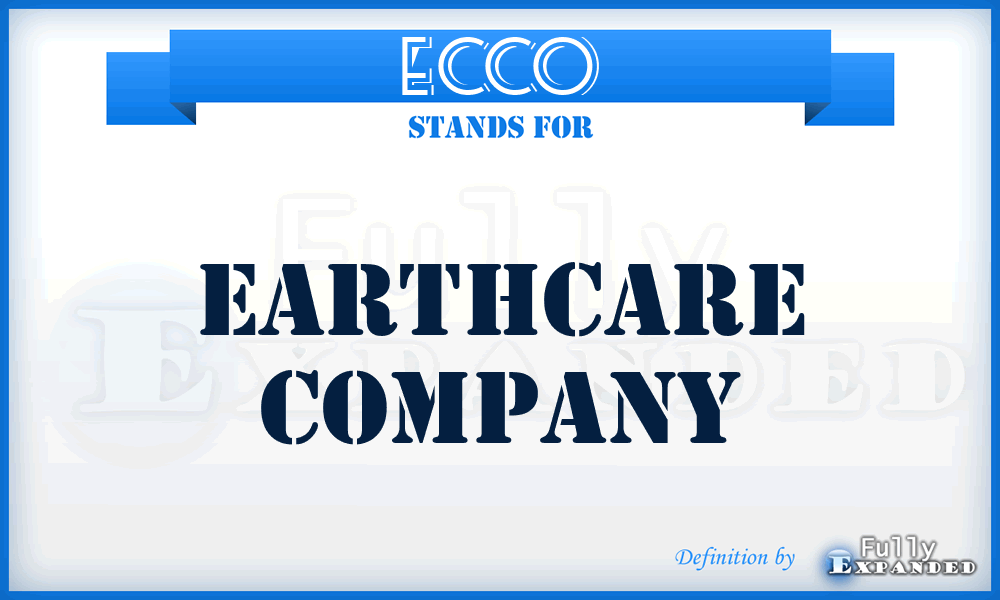 ECCO - Earthcare Company