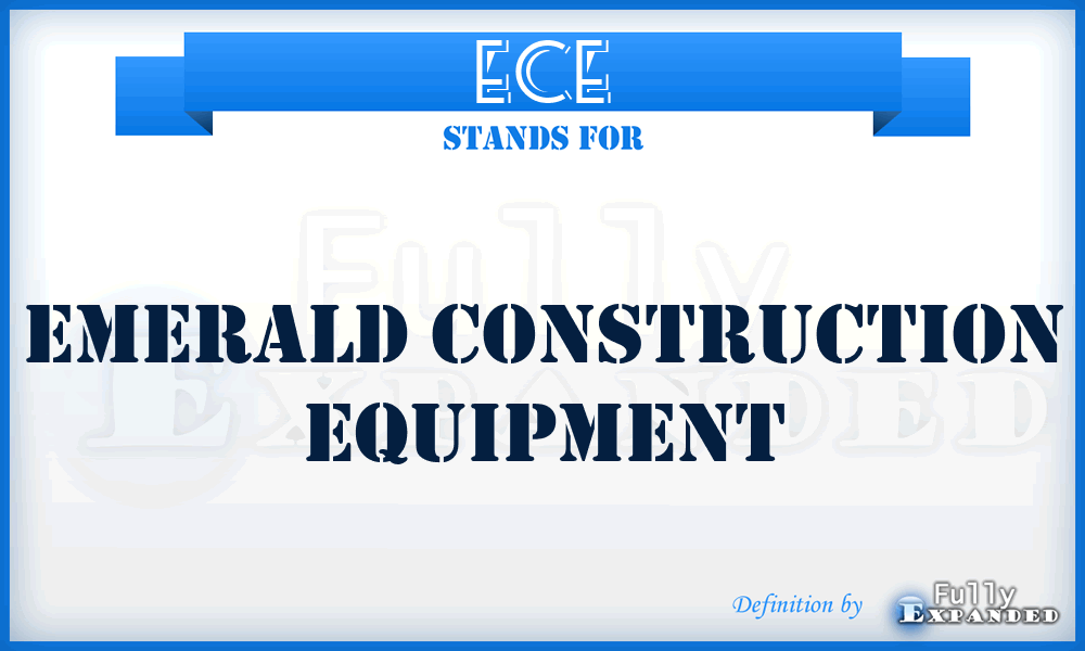 ECE - Emerald Construction Equipment